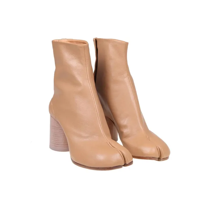 Maison Margiela Tabi Ankle Boots Women's Nude-1