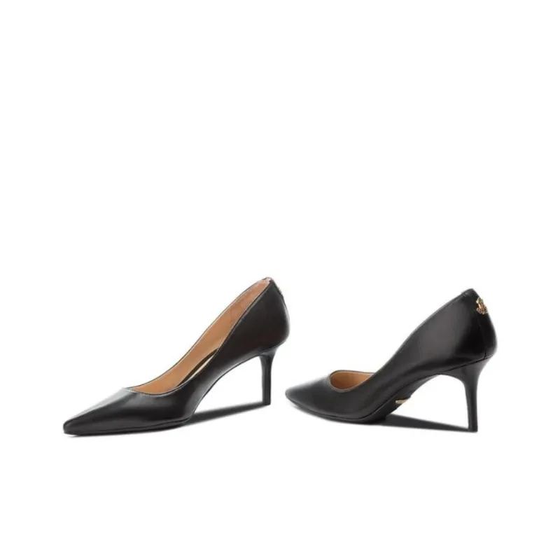 Polo Ralph Lauren Slim Heel High Heels 7cm Women's Black-2