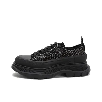 Alexander McQueen Tread Slick Martin Boots Men Black