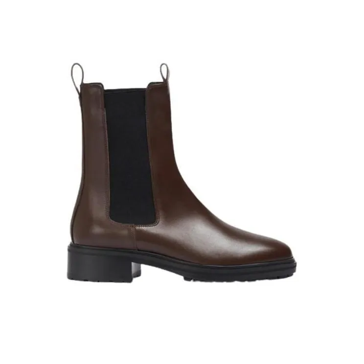 Aeyde Jack Short Chelsea Boots 4.5cm Women's Brown-1