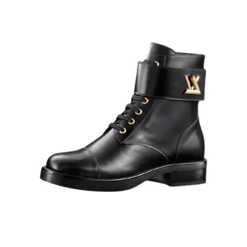 LOUIS VUITTON Ranger Ankle Boots Women's Black