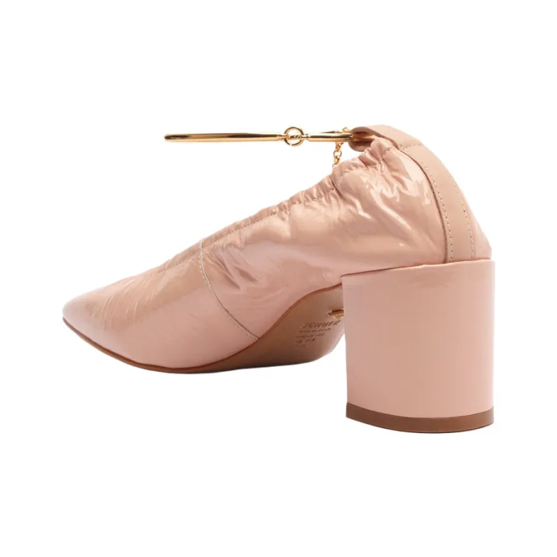 Schutz Bethany Chunky Heel High Heels 6.3cm Women's Pink-4