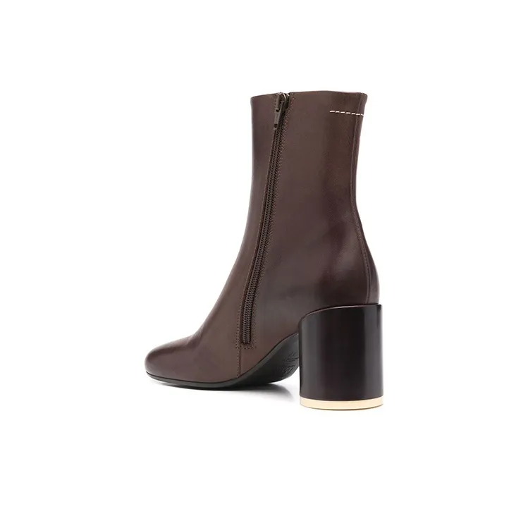 MM6 Maison Margiela Anatomic 70mm Ankle Boots-2