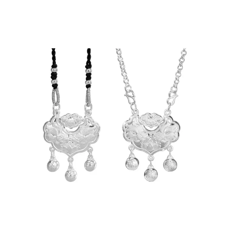 MIAOYINGE 999 Fine Silver Necklaces Women's-0