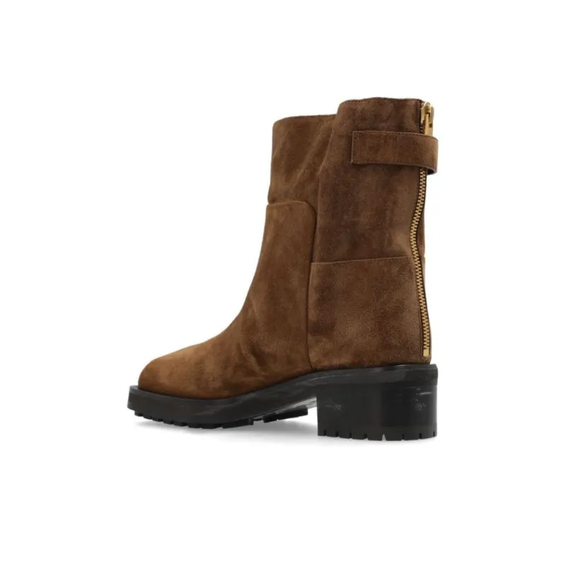 Jimmy Choo Brooklyn Ankle Boots 5cm Women's Brown-3