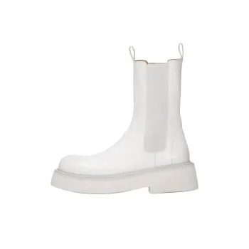 Marsèll Zuccone Short Chelsea Boots Men's White