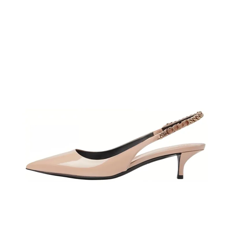 GUCCI Slim Heel High Heels 4.5cm Women's Light Beige-0
