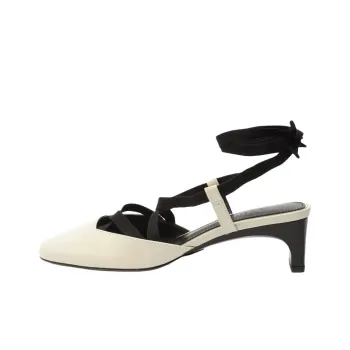Schutz Amarie Irregular Heel High Heels 5cm Women's White