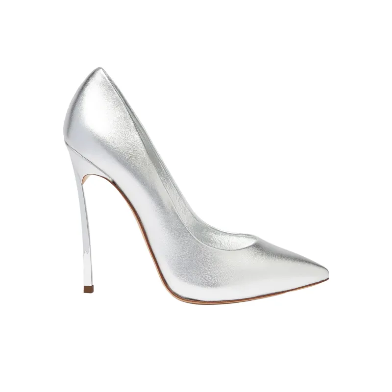 Casadei Blade Metallic Leather Pumps-1