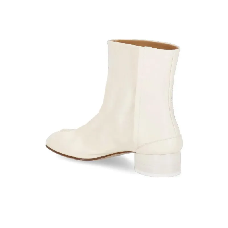 Maison Margiela Tabi 30mm Leather Ankle Boots-2
