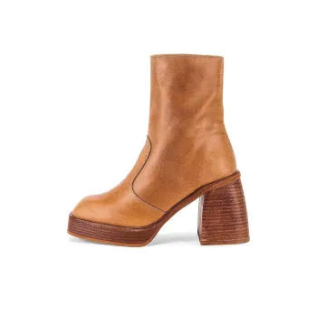 FREE PEOPLE Ankle Boots 8.3cm Women's Brown