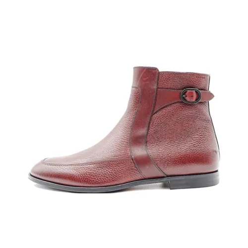 BALLY Ankle Boots Men Red