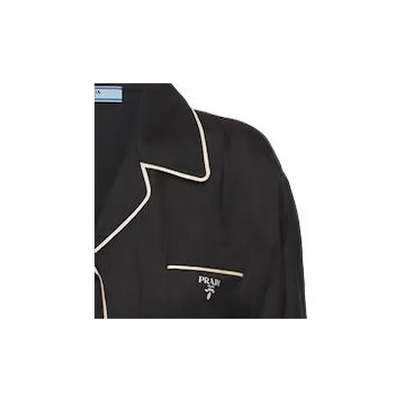 PRADA SS22 Crop Tops Women's Black-6