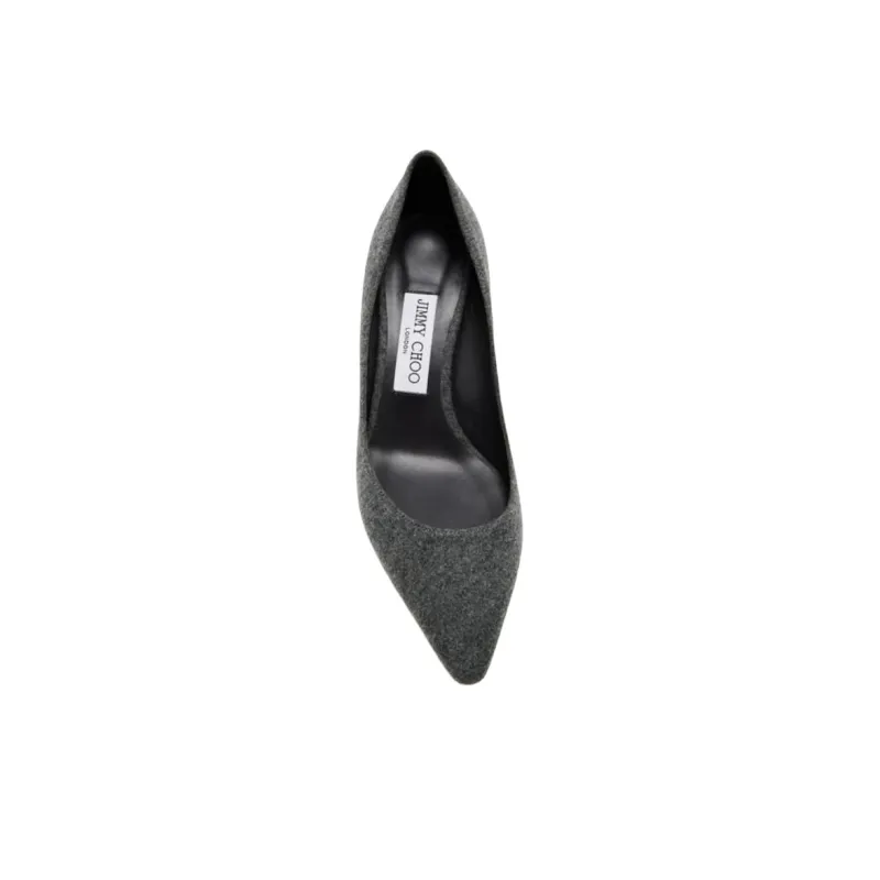 Jimmy Choo Slim Heel High Heels 6cm Women's Gray-3