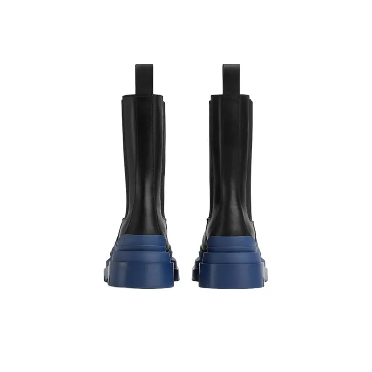 Bottega Veneta Tire Boots Black Blue-4