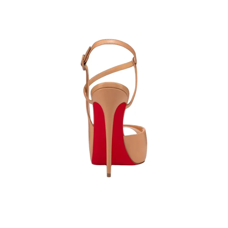 CL Slim Heel Stylish Sandal Women's Nude-3