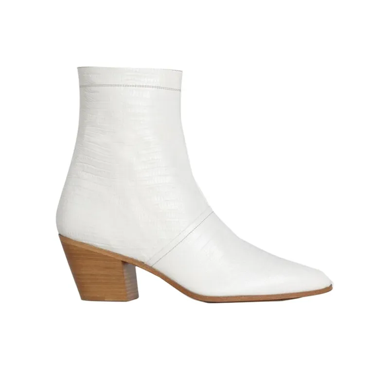 CELINE Ankle Boots Women's White-1