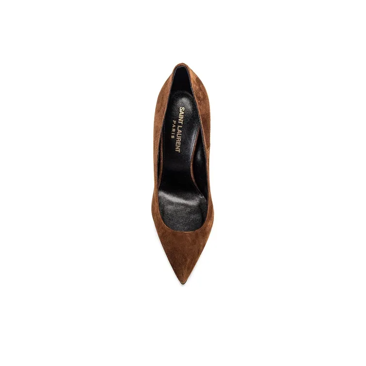 SAINT LAURENT Opyum Pointed Toe Pumps-3