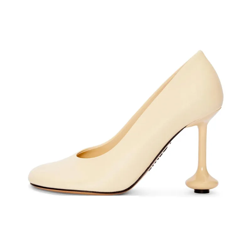 LOEWE Toy Slim Heel High Heels 9cm Women's Nude-0