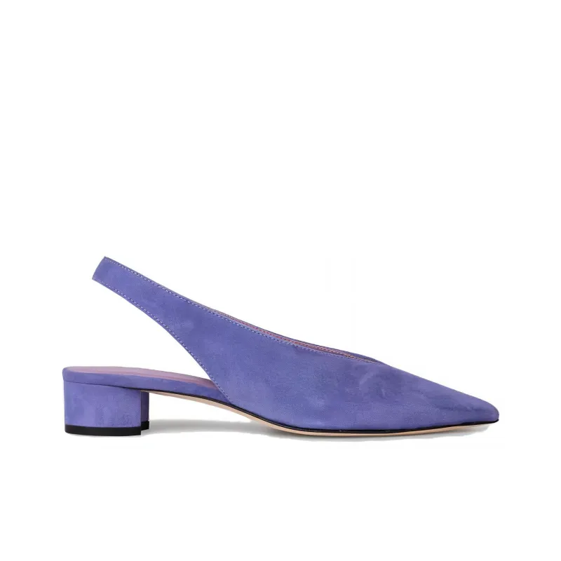 Paul Smith Enid Chunky Heel High Heels Women's Light Purple-1
