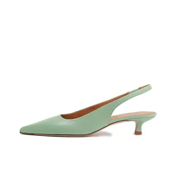 Aeyde Valerie Slim Heel High Heels 3.5cm Women's Green