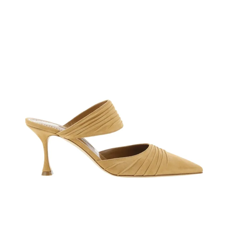 MANOLO BLAHNIK Circeamu 70mm Suede Mules-1