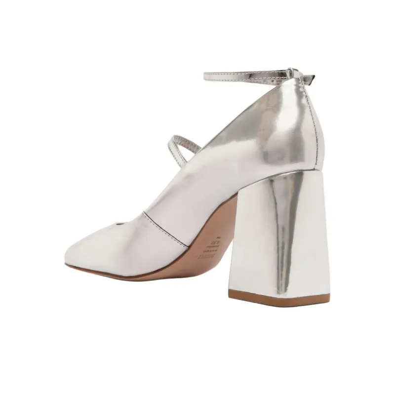 Schutz Dorothy High Heels 8.7cm Women's Silver-4