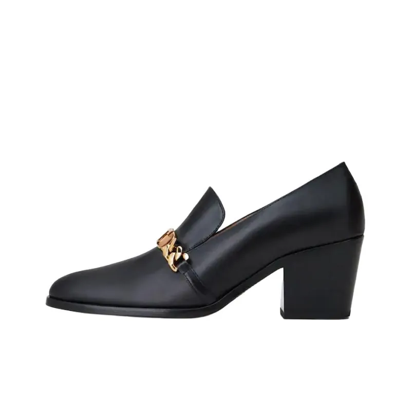 TOD'S Block Heel High Heels 6cm Women's Black-0