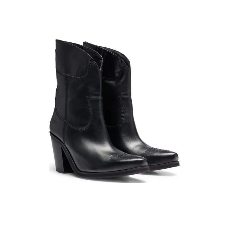 HUGO BOSS Ankle Boots 7cm Women's Black-2