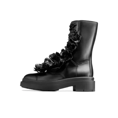 Jimmy Choo Nari Flower-appliqué Boots