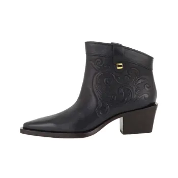 MAISON SKORPIOS Alexandra Cordoba Ankle Boots 6cm Women's Black