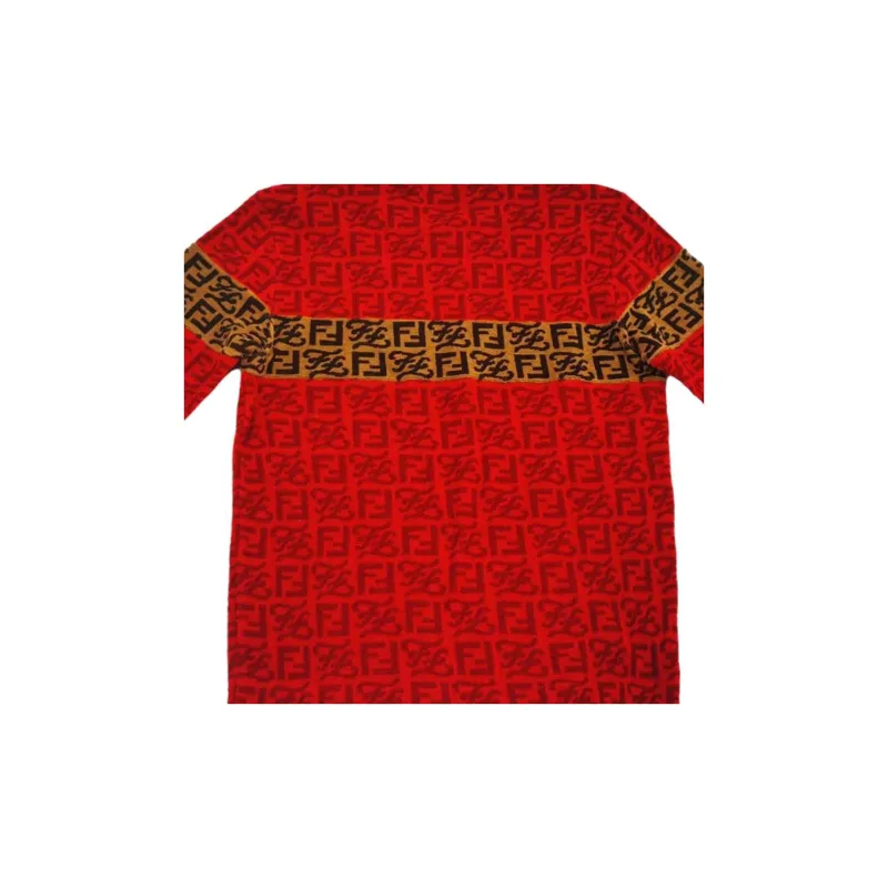 FENDI Sweatshirts Unisex Red-5