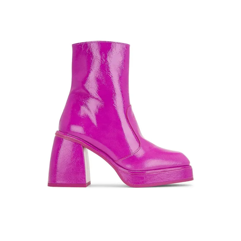 FREE PEOPLE Ankle Boots 9cm Women's Purple-1