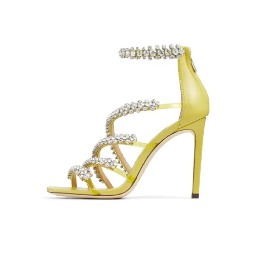 Jimmy Relatable Slim Heel High Heels 10cm Women's Yellow