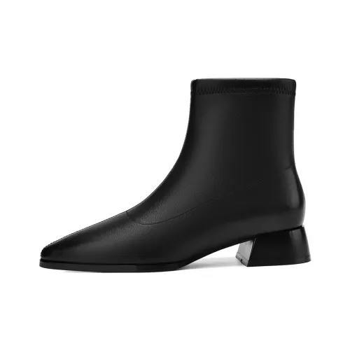 BOERDIQI Ankle Boots 3.1cm Women's Black