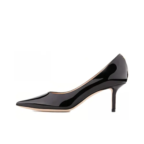 Jimmy Choo LOVE Slim Heel High Heels 6.5cm Women's Black