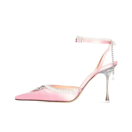 MACH & MACH Slim Heel High Heels 10.5cm Women's Light Pink