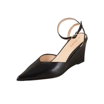 ALOHAS Wedge Heel High Heels 8cm Women's Black