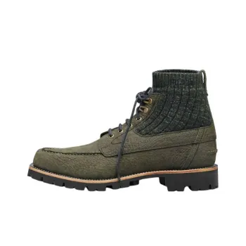 BERLUTI Grand Chemin Ankle Boots Men's Green