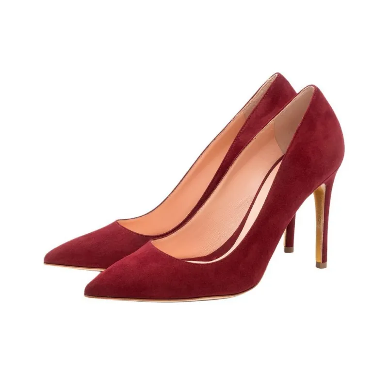 Rupert Sanderson Slim Heel High Heels 9.5cm Women's Red-2