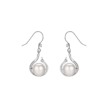 Chinese Jewelry Freshwater Pearl Earrings Women's