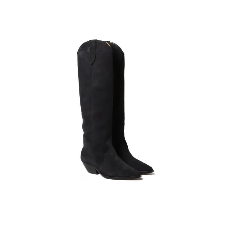 ISABEL MARANT Denvee 50mm Suede Knee-high Boots-2
