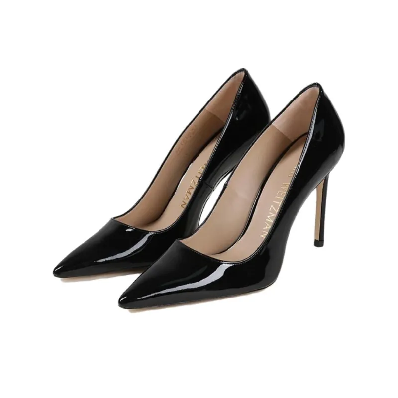 Stuart Weitzman/SW Slim Heel High Heels Women's Black-2