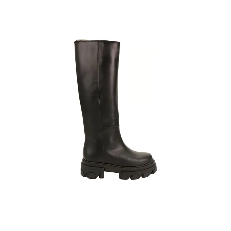 ALOHAS Katiuska Leather Knee-length Boot-3