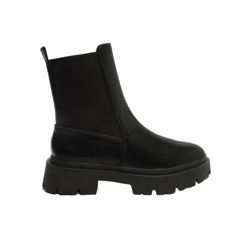 Schutz Billie Short Chelsea Boots 5cm Women's Black-1