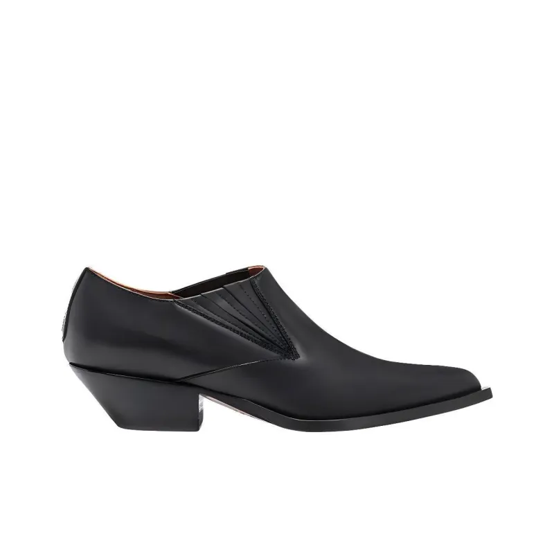 SONORA BOOTS CHIHUAHUA Chunky Heel High Heels 3.5cm Women's Black-1