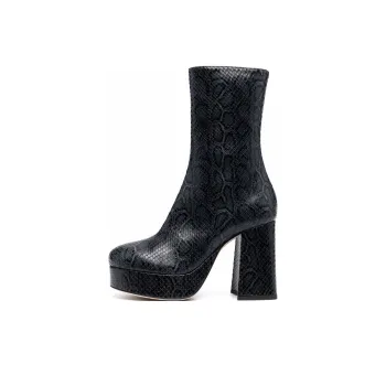 ALBERTA FERRETTI Ankle Boots 10.5cm Women's Dark Green