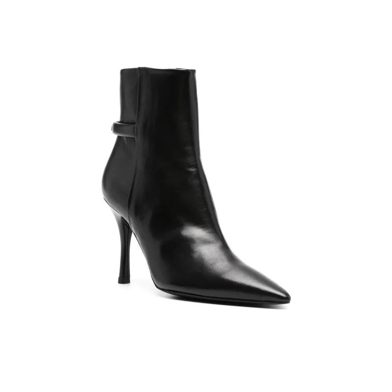 Furla Core 90mm Leather Ankle Boots-2