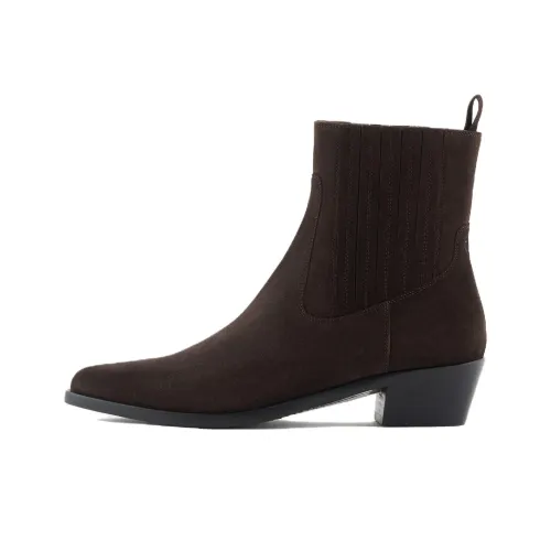 EMPORIO ARMANI Ankle Boots Women's Brown