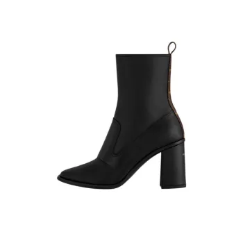 LOUIS VUITTON BERLIN Ankle Boots 8.5cm Women's Black